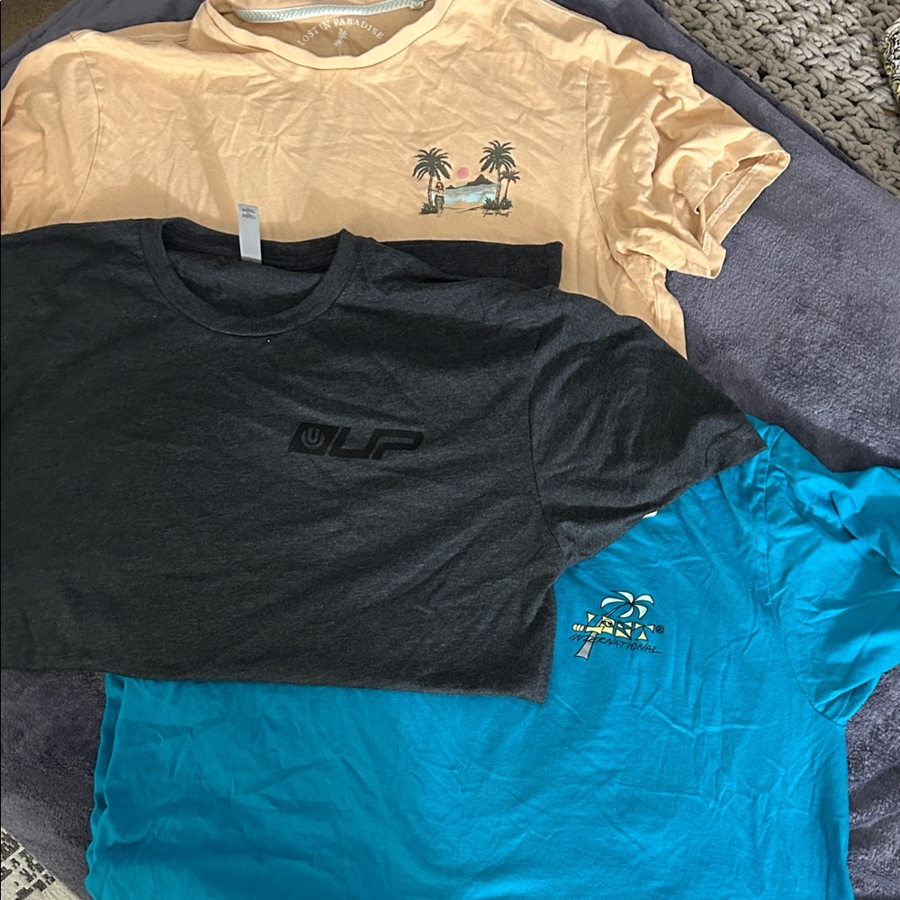 Kids Graphic T-Shirts - Black, Blue, and Peach